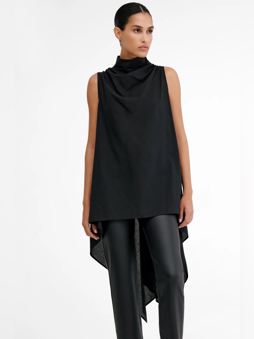 Marcella NYC Letty tunic black size Large